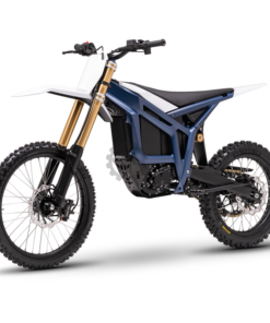 Talaria Komodo Electric Dirt Bike Blue side profile electric motocross bike